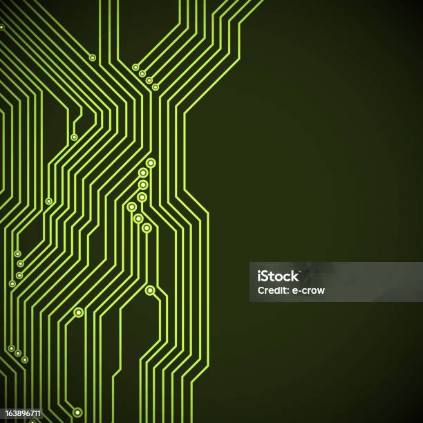 Circuit Board Background Stock Illustration - Download Image Now - Abstract, Backgrounds, CPU