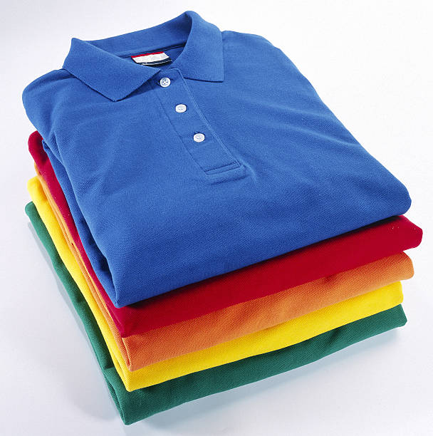 폴로 셔츠 - polo shirt shirt clothing textile 뉴스 사진 이미지