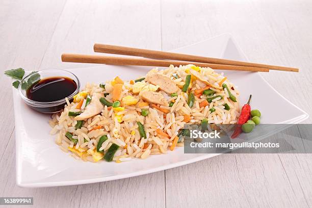 Vegetable Fried Rice Stock Photo - Download Image Now - Fried Rice, Variation, Asian Culture