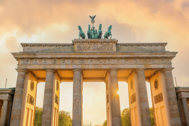istock The Brandenburg Gate in downtown Berlin Germany 1639008582