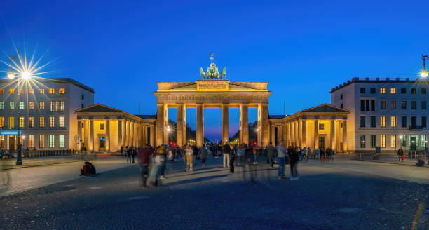 istock The Brandenburg Gate in downtown Berlin Germany 1639008612