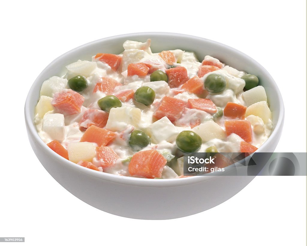 Salada russa - Foto de stock de Batatas Prontas royalty-free