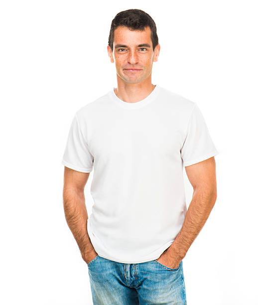 istock white t shirt on a young man 163904262