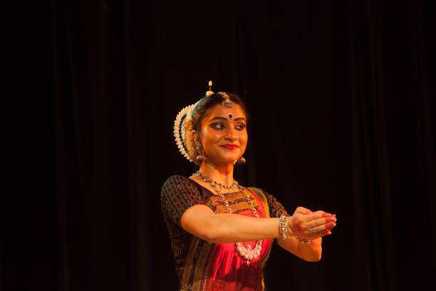 istock Odissi pose photoshoot 1639085628