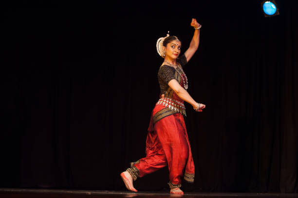 istock Odissi pose photoshoot 1639085629