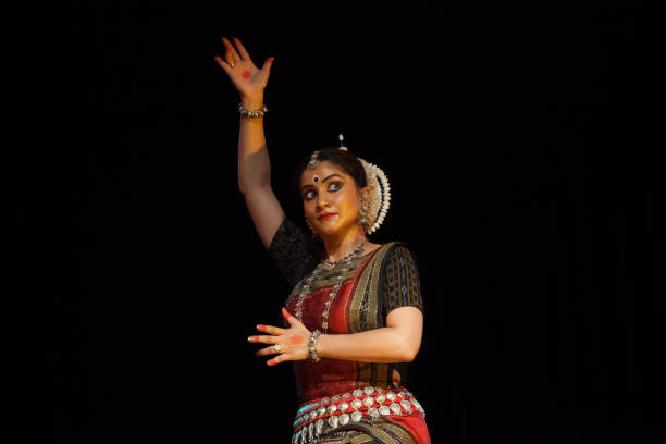 istock Odissi pose photoshoot 1639086138