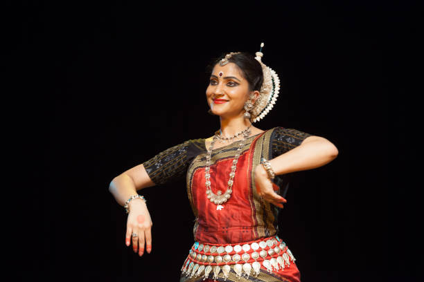 istock Odissi pose photoshoot 1639086488