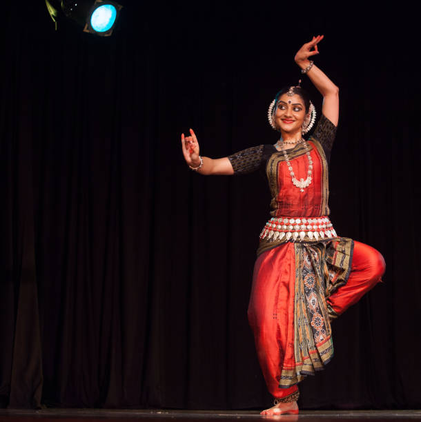istock Odissi pose photoshoot 1639087184