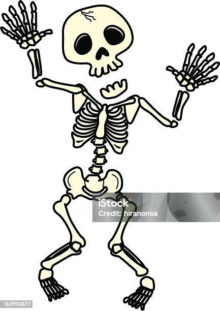 Skeleton Skeleton Stock Illustration - Download Image Now - Death, Evil, Full Length