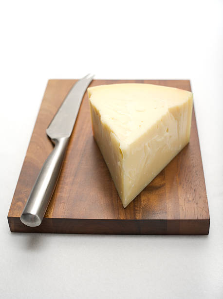 Provolone cheese stock photo
