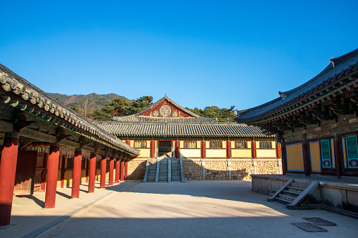 The Bulguksa temple in Kyungjoo city