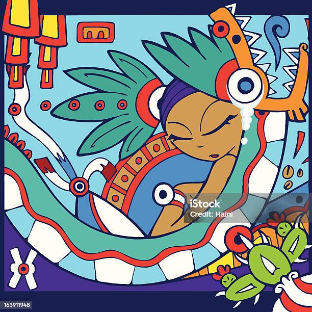 Mother Nature Stock Illustration - Download Image Now - Quetzalcoatl, Adult, Arts Culture and Entertainment