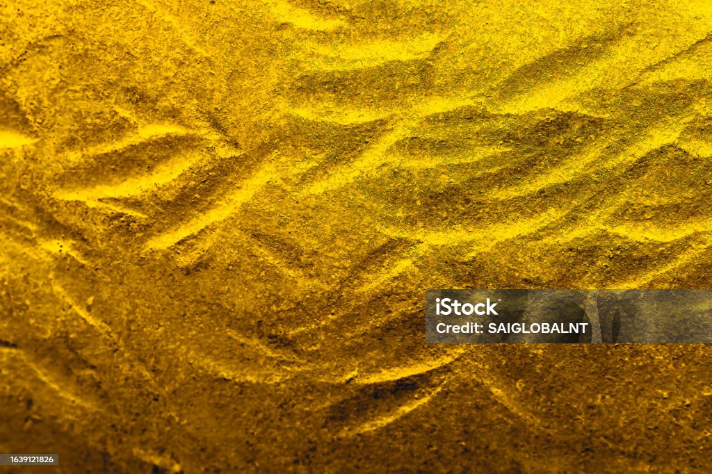 Gold Rough Pattern Rough Gold Colored Metal Surface With A Engraved Wave Pattern Texture ...