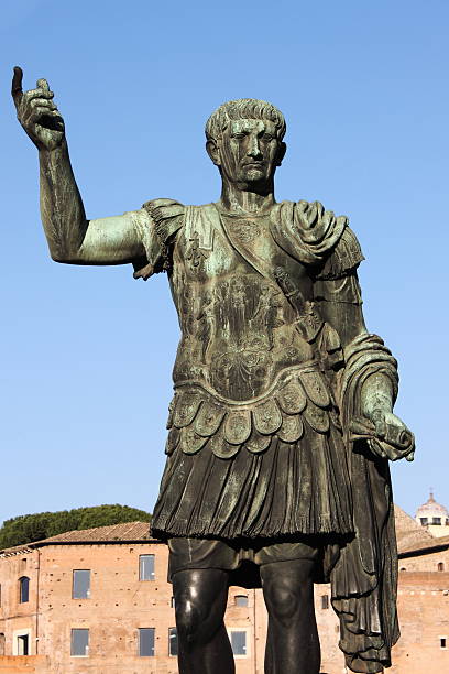istock Statue of emperor Trajan 163915175