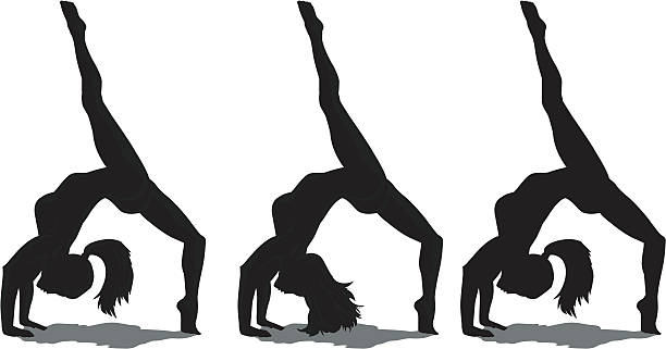 Backflip Graphics 40+ Gymnastic Backflip Stock Illustrations, Royalty-Free Vector ...
