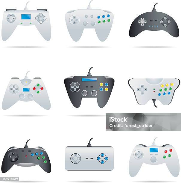 アイコンセット Gamepads およびコントローラ - アイコンセットのベクターアート素材や画像を多数ご用意 - アイコンセット, イラストレーション, ゲーム