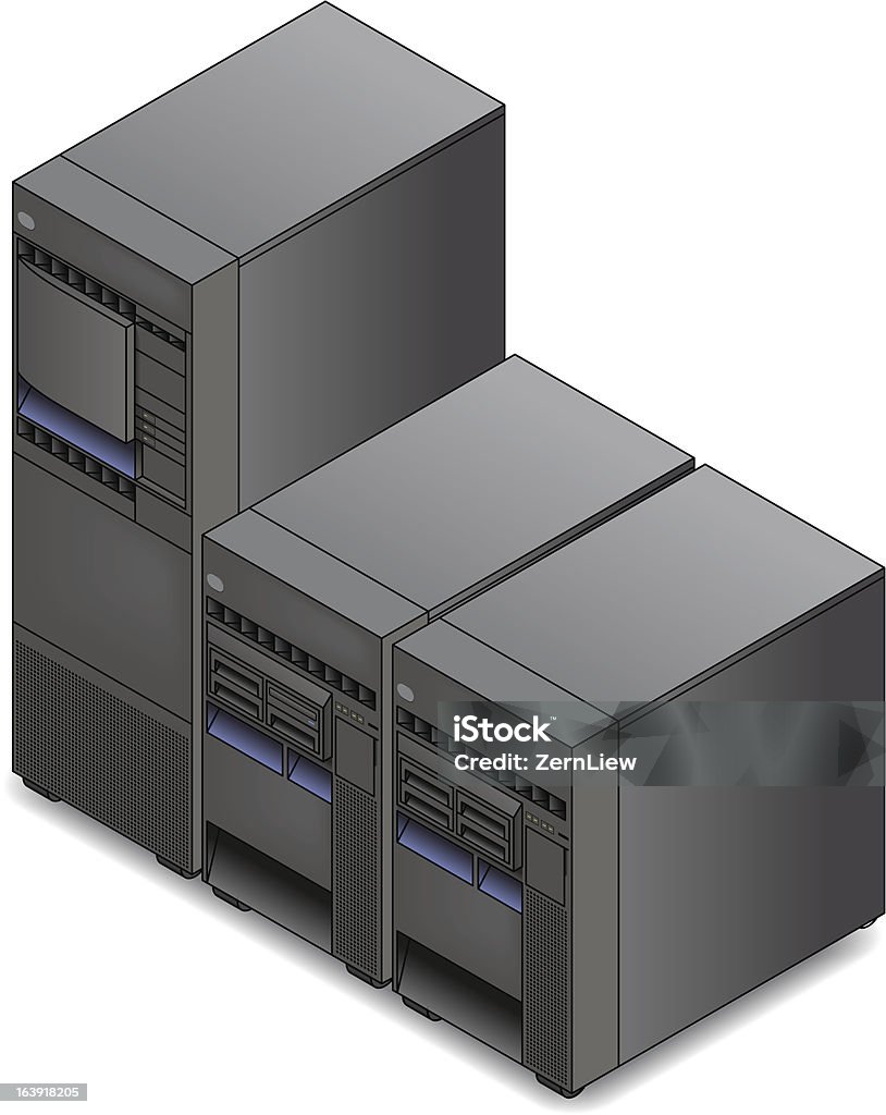 Mainframe Computer Drawing Labelled Mainframe Computer Stock Illustration - Download Image Now - Buying ...