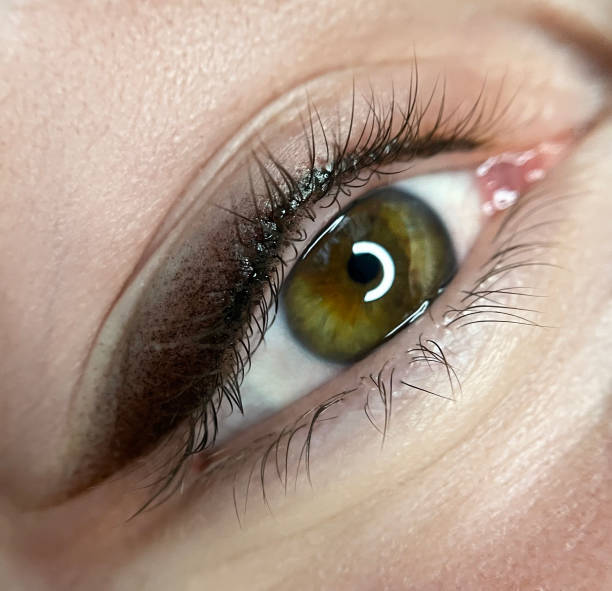istock permanent make up , close up woman eye beautiful 1639184754