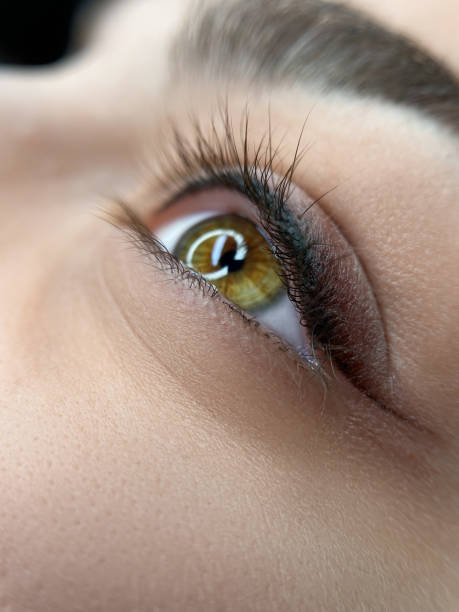 istock permanent make up , close up woman eye beautiful 1639184755