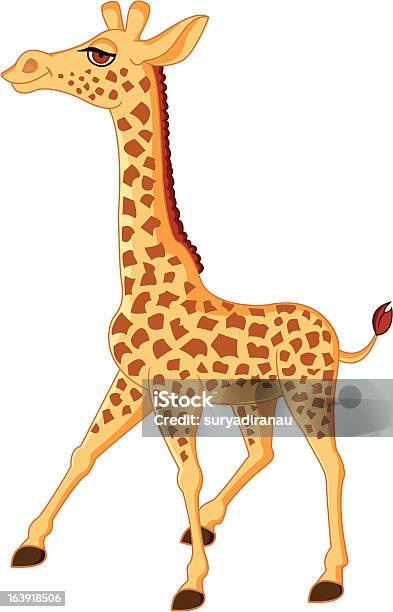 Funny Giraffe Cartoon Stock Illustration - Download Image Now - Africa, Animal, Animal Wildlife