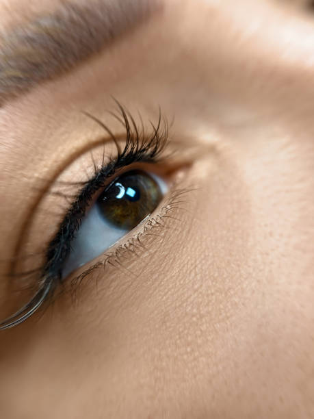 istock permanent make up , close up woman eye beautiful 1639186955
