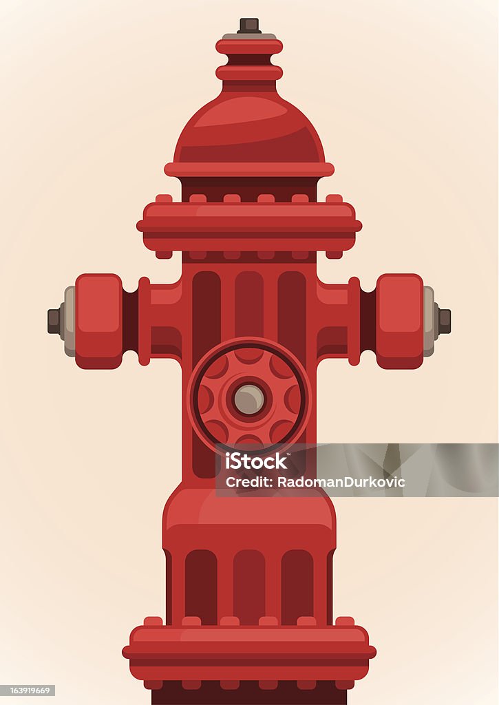 hydrant przeciwpożarowy. - Grafika wektorowa royalty-free (Bezpieczeństwo)