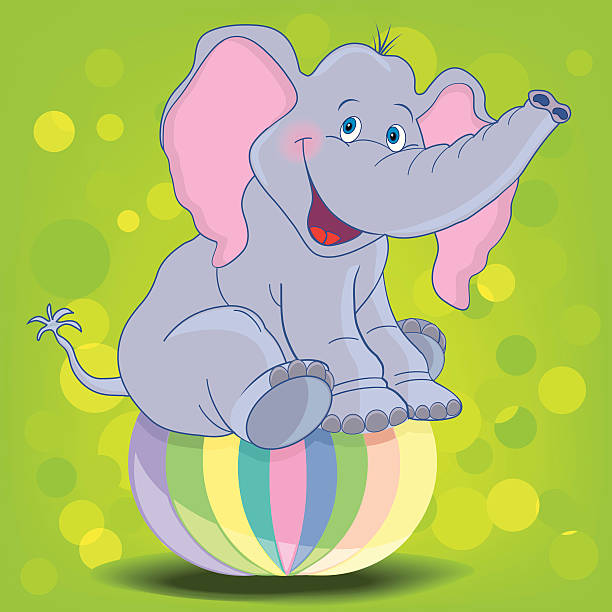 Elephant vector art illustration