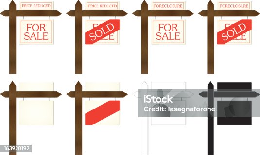 istock Real Estate Signs 163920192