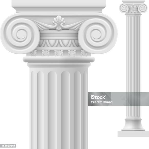 Colonne Romaine Vecteurs libres de droits et plus d'images vectorielles de Colonne architecturale - Colonne architecturale, Style corinthien, Antique