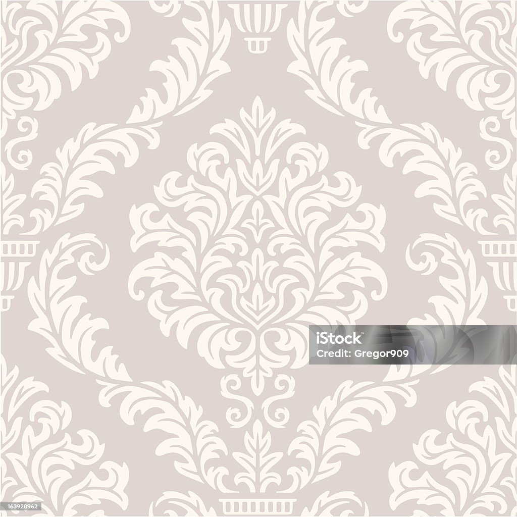 Seamless damask pattern Seamless damask pattern. The pattern is suitable for web backgrounds. Backgrounds stock vector