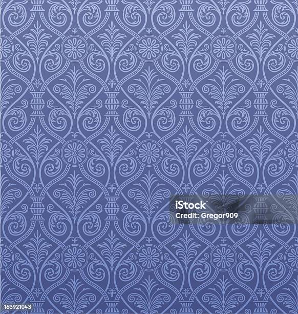 Seamless Damask Pattern Stock Illustration - Download Image Now - Backgrounds, Baroque Style, Decoration