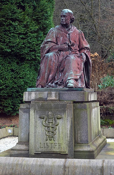Joseph Lister Statue stock photo