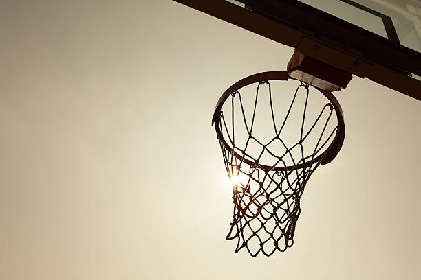 istock silhouette of Basketball Basket 163923505