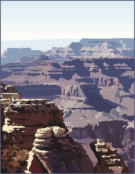 grand canyon - grand canyon stock-grafiken, -clipart, -cartoons und -symbole