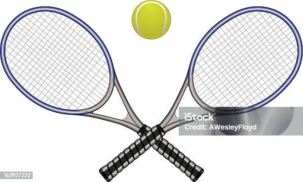 Tennis Ball Rackets Stock Illustration - Download Image Now - Concepts, Design, Equipment