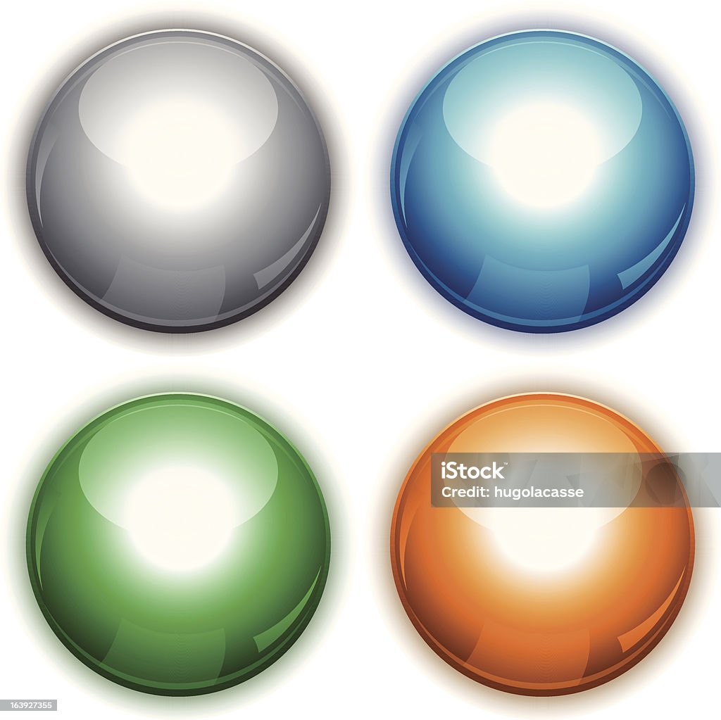 光沢のあるウェブ円形ボタン - イラストレーションのロイヤリティフリーベクトルアート