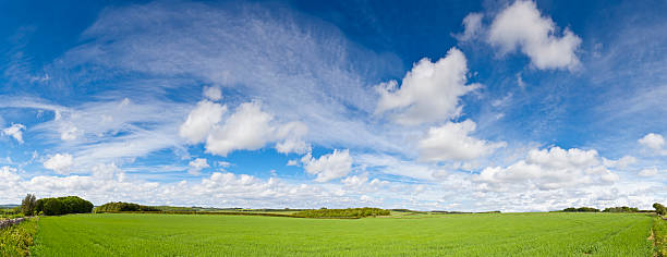 istock Idyllic rural, aerial view, Cotswolds UK 163928412