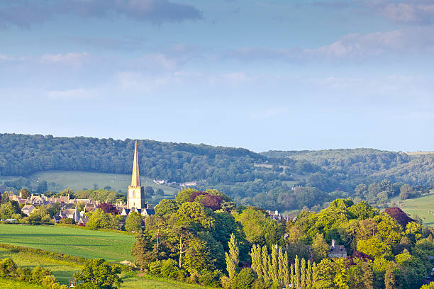 istock Church Spire, Idyllic rural, Cotswolds UK 163929754
