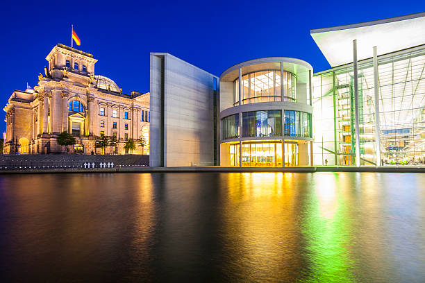istock Governemnt buildings and Reichstag, Berlin, Germany 163930510