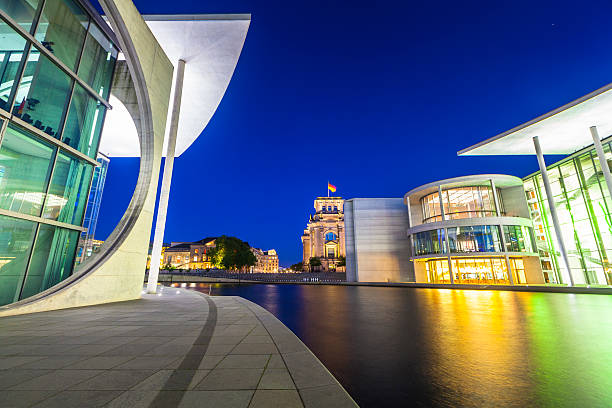 istock Governemnt buildings and Reichstag, Berlin, Germany 163930544