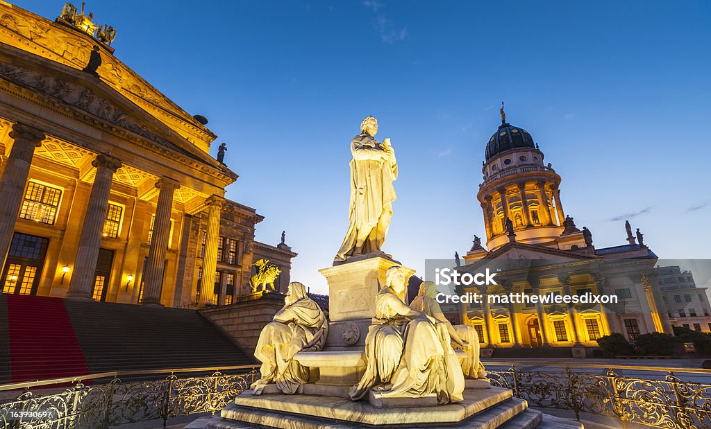 Franzosischer Dom, Gendarmenmarkt, Berlin, Niemcy - Zbiór zdjęć royalty-free (Architektura)