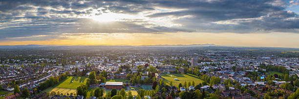 istock Idyllic rural, aerial view, Cotswolds UK 163930830