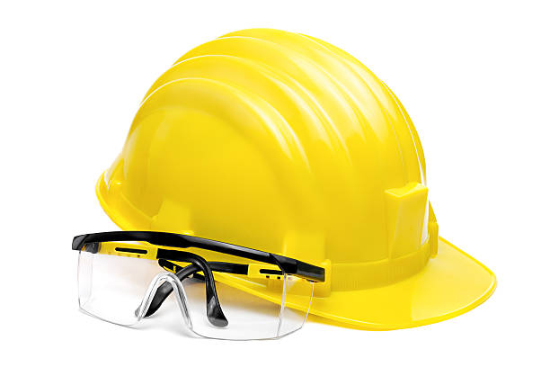 istock Safety Glasses and Helmet 163931387