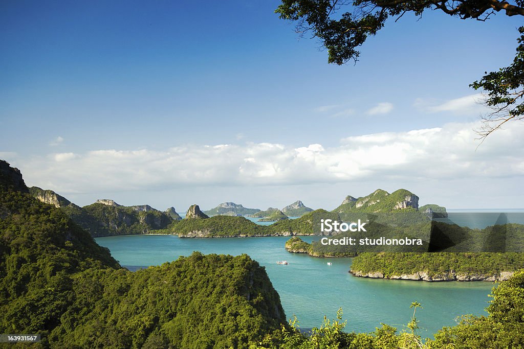 AngThong Marine National Park ponto de vista, Samui, Tailândia - Foto de stock de Areia royalty-free