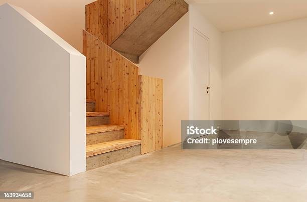 Interior Modern House Stock Photo - Download Image Now - Apartment, Architecture, Concrete