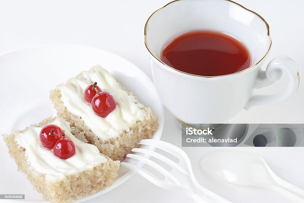 Postre de vida. Dulce pastel de desayuno - Foto de stock de Alimento libre de derechos