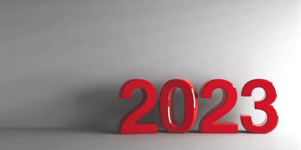 istock Red New 2023 year 1639359646