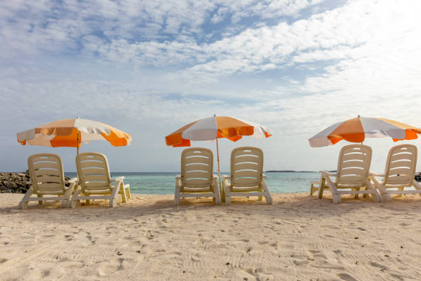 istock Holiday whith beach and blue sky 1639394259