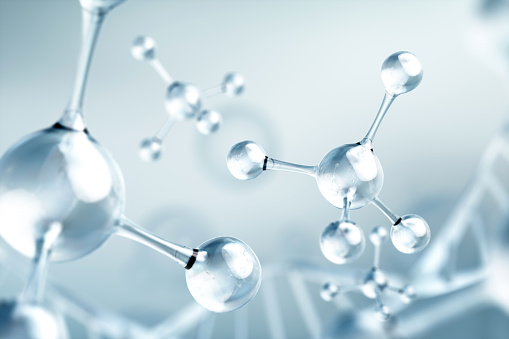 Microscopic Model 3d Rendered Microscopic Molecular Model Stock Photo - Download Image ...
