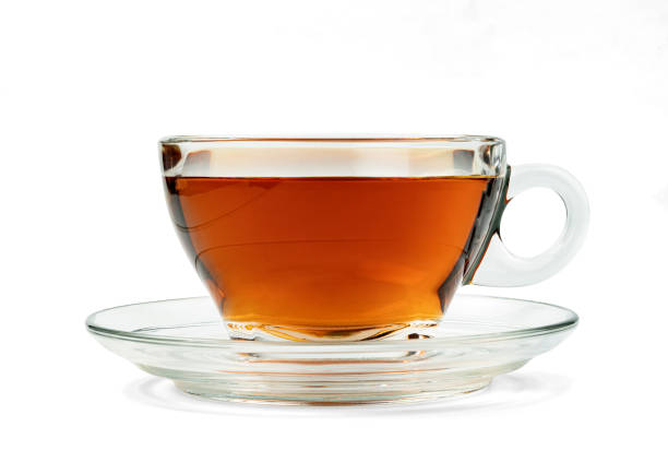 istock Transparent cup of tea isolated on white background ,include clipping path 1639414374